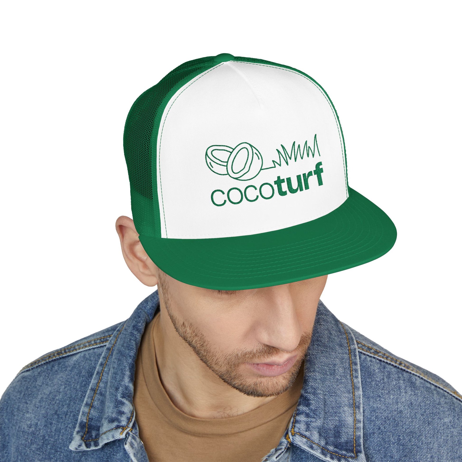 Cocoturf - Trucker Cap - Green Logo