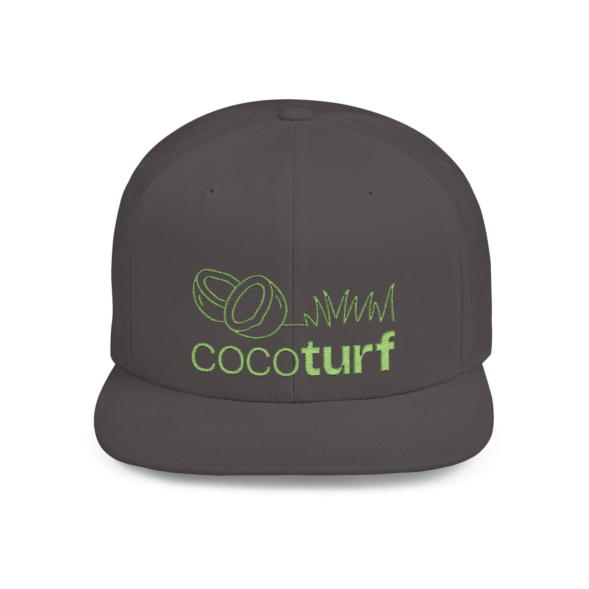 Cocoturf - Classic Snapback - Light Green Logo