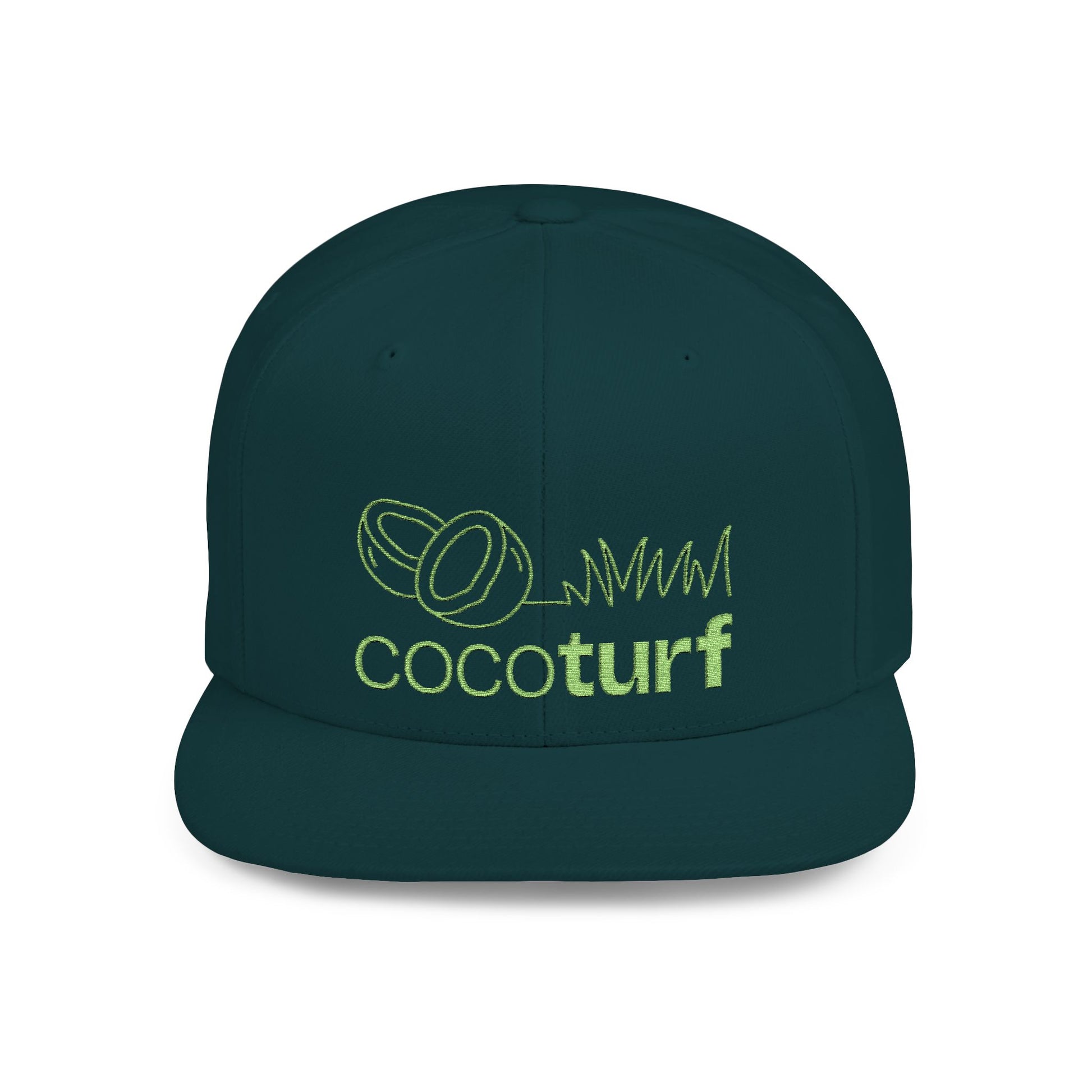 Cocoturf - Classic Snapback - Light Green Logo